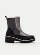 LEAD COLOR BOOTS WITH TRACK SOLE