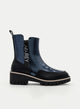 Blue Sport Ankle Boot
