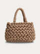 BOLSO DE MACRAMÉ BEIGE