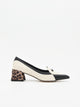 Ice black heel shoe