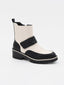 Black flat botin with azr ornament