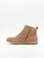 BOTÍN PIEL SERRAJE MOCHA CON CORDONES DE NYREX