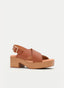 SANDALIAS DE TACÓN ANCHO CUERO DE PIEL