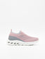 Zapatilla slip on rosa con suela ergonómica blanca