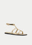 SANDALIAS PLANAS DORADAS