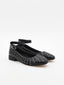 Bailarinas Negras con Tachas y Pulsera ajustable