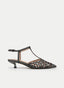 ZAPATOS NEGRO BRILLO TACÓN BAJO JOYA