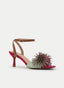 SANDALIAS FUCSIA TACÓN JOYA MULTICOLOR