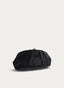 CLUTCH FIESTA NEGRO TERCIOPELO FRUNCIDO CADENA