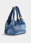 BOLSO FIESTA GRIS TERCIOPELO HOMBRO CADENA