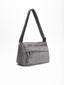 Bolso bandolera gris mujer