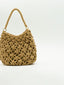 Braided brown bag