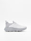 Zapatilla slip-on gris degradada con logo y suela chunky