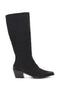 Bota cowboy negra desgastada